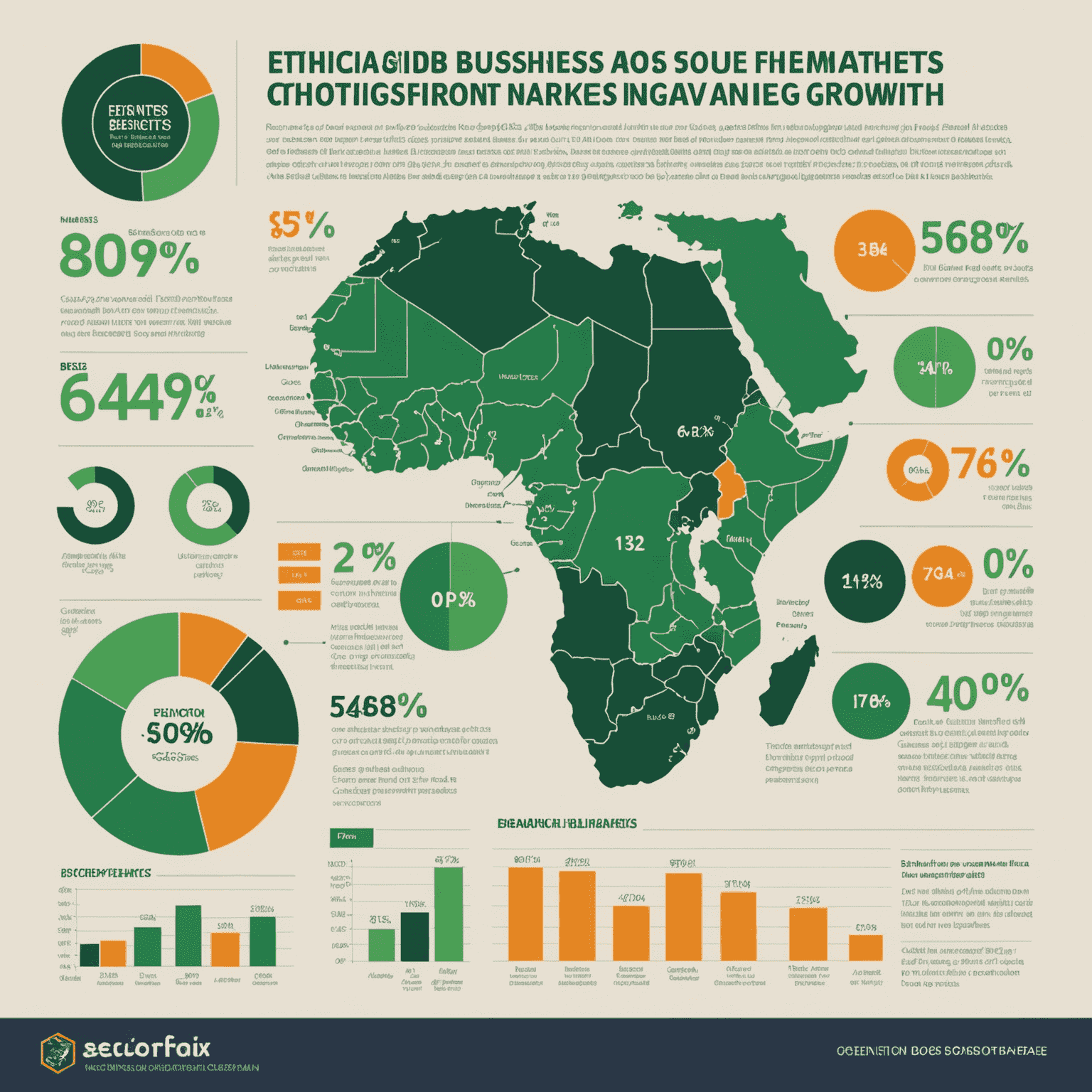 An infographic showing the positive correlation between ethical business practices and business growth in African markets